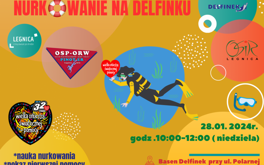 Zanurkuj na Delfinku i wesprzyj Wielką Orkiestrę Świątecznej Pomocy