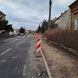powiększ zdjęcie: Przebudowa chodnika na ul. Pątnowskiej
