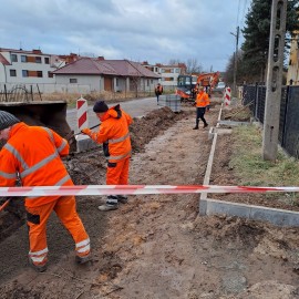 Przebudowa chodnika na ul. Pątnowskiej