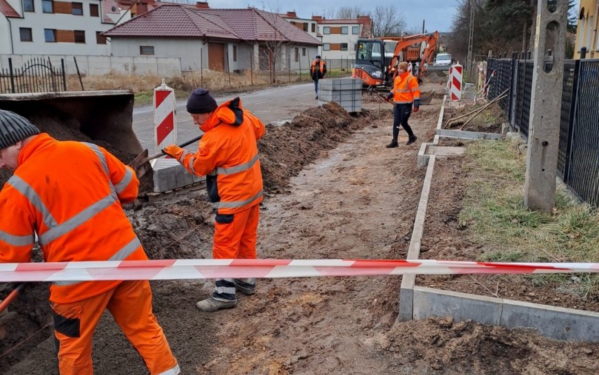 Przebudowa chodnika na ul. Pątnowskiej