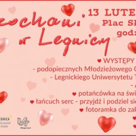 Zakochani w Legnicy 13 lutego na placu Słowiańskim