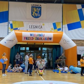powiększ zdjęcie: Miejskie Przedszkole nr 13 zwycięzcą Finału Wieloboju Przedszkolaków