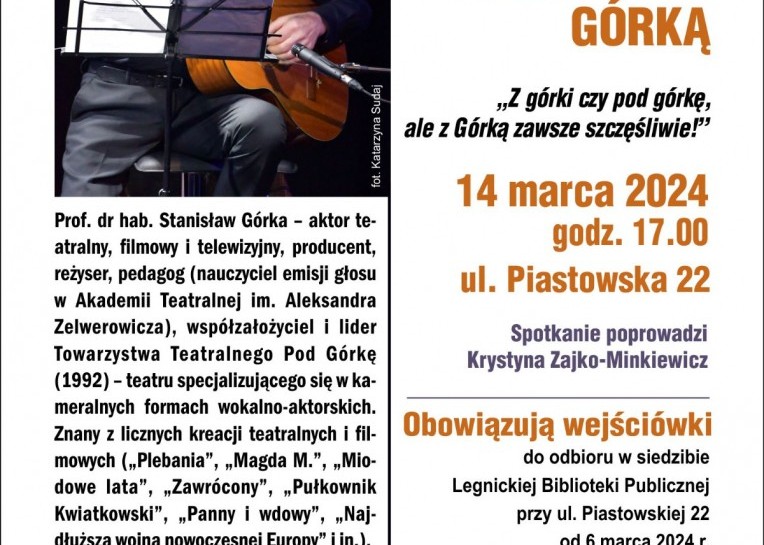 LBP zaprasza na spotkanie z prof. Stanisławem Górką