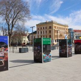 powiększ zdjęcie: Jak powstawało Centrum Witelona? Zapraszamy na wystawę na placu Słowiańskim