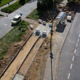 powiększ zdjęcie: Trwa przebudowa kolejnych ścieżek rowerowych i chodników na osiedlu Piekary