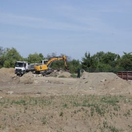 powiększ zdjęcie: Zobacz jak przebiegają prace na budowie zbiorczej drogi południowej
