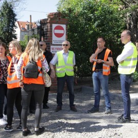 powiększ zdjęcie: Zobacz jak przebiegają prace na ul. Limanowskiego
