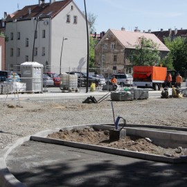 powiększ zdjęcie: Zobacz jak przebiegają prace na ul. Limanowskiego