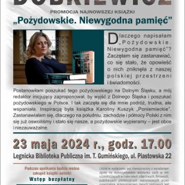 Pożydowskie. Niewygodna pamięć. Spotkaj się autorką Agnieszką Dobkiewicz