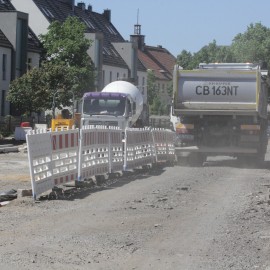 powiększ zdjęcie: Rada budowy na zbiorczej drodze południowej w Legnicy