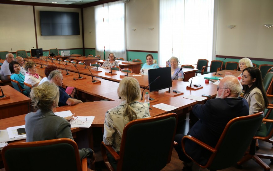 Zastępca prezydenta Legnicy spotkała się z Miejską Radą Seniorów