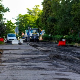 powiększ zdjęcie: Rozpoczął się remont ul. Gwiezdnej. Zobacz jak przebiegają prace