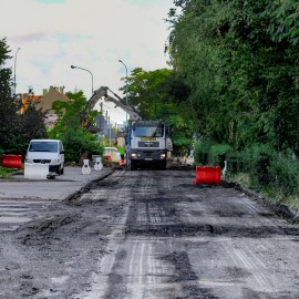 powiększ zdjęcie: Rozpoczął się remont ul. Gwiezdnej. Zobacz jak przebiegają prace