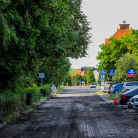 powiększ zdjęcie: Rozpoczął się remont ul. Gwiezdnej. Zobacz jak przebiegają prace