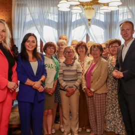 Goście z Roanne naszego miasta partnerskiego z wizytą w ratuszu