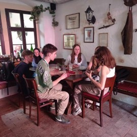 powiększ zdjęcie: Uczniowie SP 16 odwiedzili partnerską szkołę w Miśni