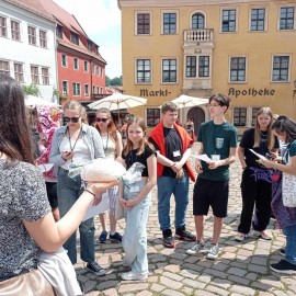 powiększ zdjęcie: Uczniowie SP 16 odwiedzili partnerską szkołę w Miśni