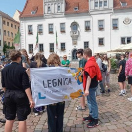 powiększ zdjęcie: Uczniowie SP 16 odwiedzili partnerską szkołę w Miśni