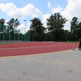 powiększ zdjęcie: Modernizacja kompleksu sportowego w parku dobiega końca