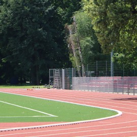 powiększ zdjęcie: Modernizacja kompleksu sportowego w parku dobiega końca