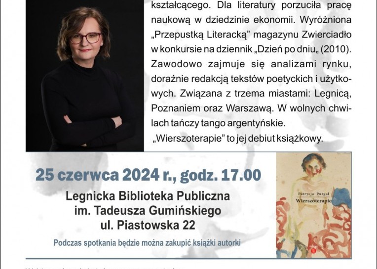 LBP zaprasza we wtorek na spotkanie z Patrycją Purgał
