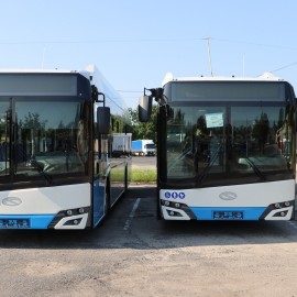 powiększ zdjęcie: Pierwsze cztery autobusy elektryczne w Legnicy