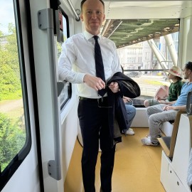 powiększ zdjęcie: Prezydent Maciej Kupaj uczestniczył w urodzinach Wuppertalu