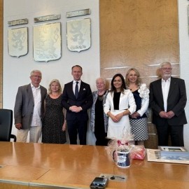 powiększ zdjęcie: Prezydent Maciej Kupaj uczestniczył w urodzinach Wuppertalu