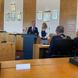 powiększ zdjęcie: Prezydent Maciej Kupaj uczestniczył w urodzinach Wuppertalu