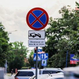 powiększ zdjęcie: Zmieni się organizacja ruchu na ul. Gwiezdnej