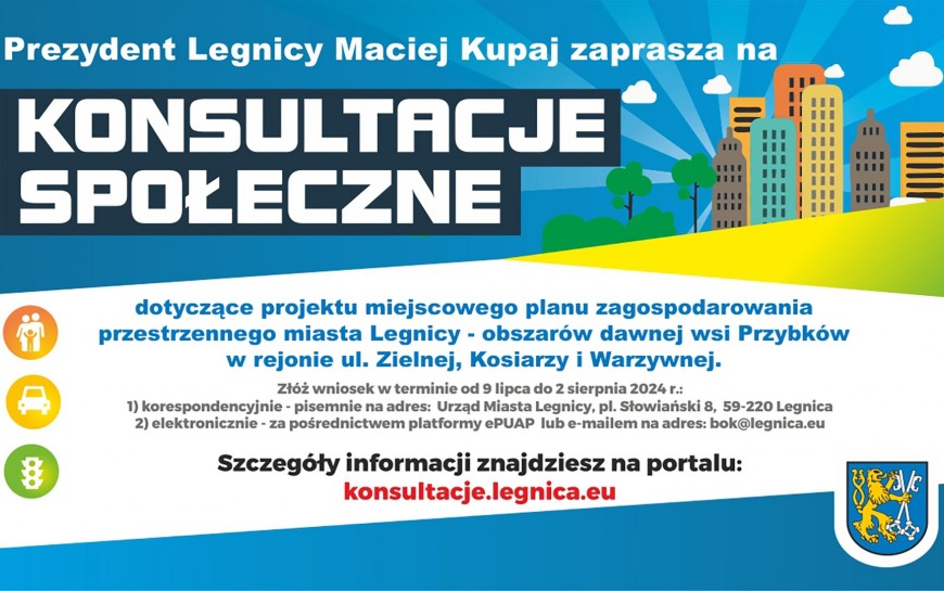 Konsultacje dotyczące zagospodarowania terenów dawnej wsi Przybków w Legnicy