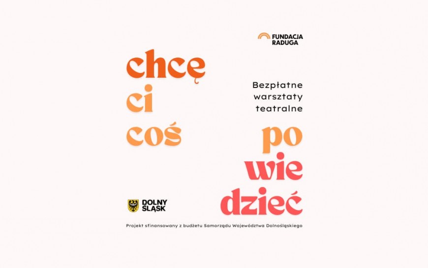 Bezpłatne warsztaty teatralne dla młodzieży