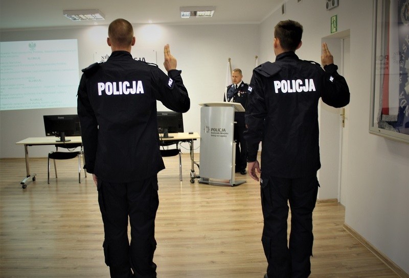 Nowi policjanci złożyli ślubowanie