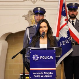powiększ zdjęcie: Święto Policji w Akademii Rycerskiej