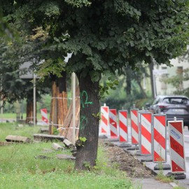 powiększ zdjęcie: Rozpoczął się remont al. Rzeczypospolitej