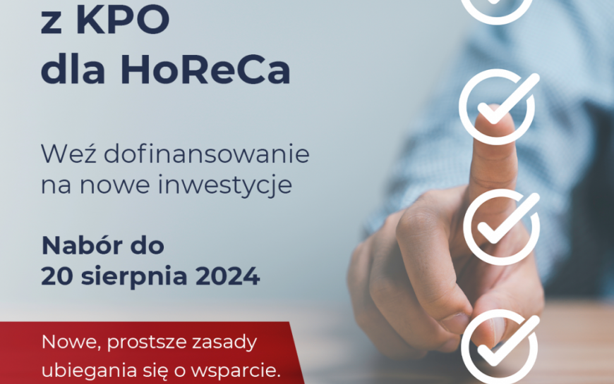 Wsparcie z KPO dla firm z branży HoReCa