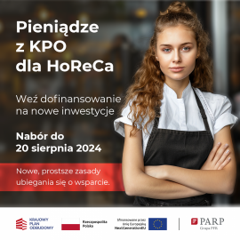 powiększ zdjęcie: Wsparcie z KPO dla firm z branży HoReCa