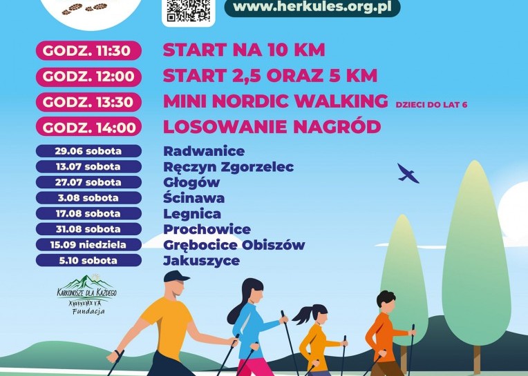 Dolnośląski Festiwal Nordic Walking – zapraszamy do parku Miejskiego w Legnicy