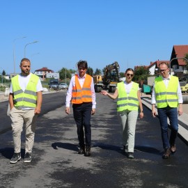 ZDP - Trwają prace na ul. Okrężnej i ul. Myrka od ronda do. ul. Gumińskiego