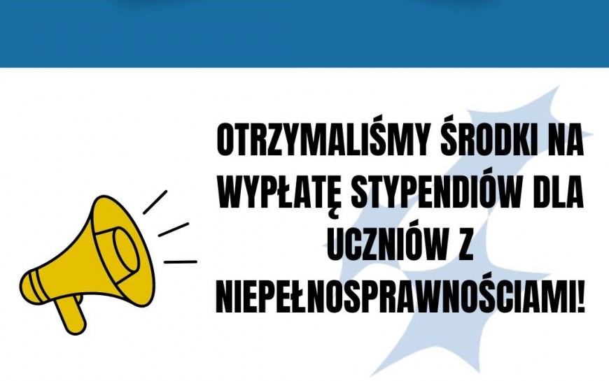 Legnica otrzymała środki na wypłatę stypendiów w ramach projektu „Sprawny Uczeń”.