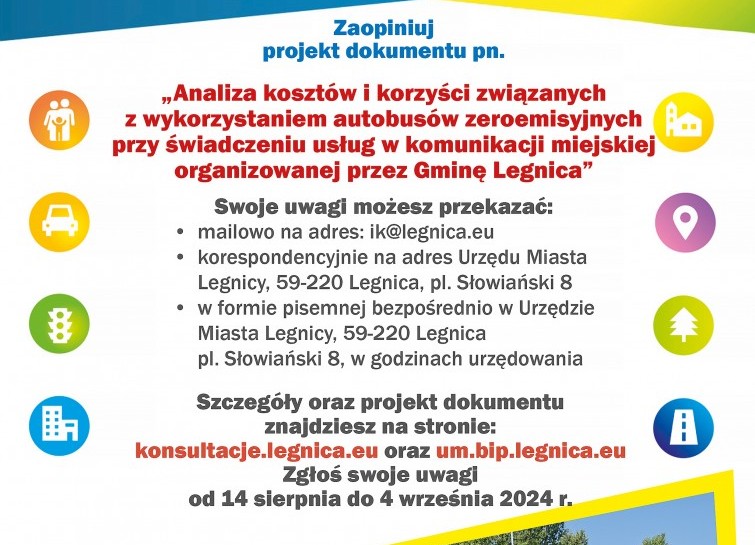 Konsultacje Społeczne: Zeroemisyjne autobusy w Legnicy