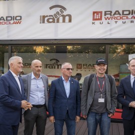 powiększ zdjęcie: Debata prezydentów w Radio Wrocław