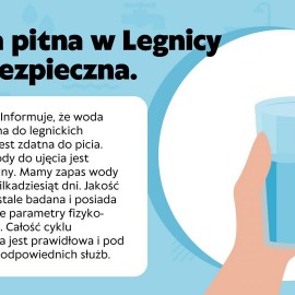 Woda pitna w Legnicy jest bezpieczna!