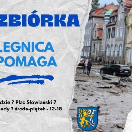 powiększ zdjęcie: Legnica pomaga powodzianom!