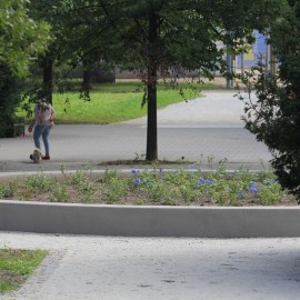 powiększ zdjęcie: Zakończyła się przebudowa alejek parkowych przy Centrum Witelona