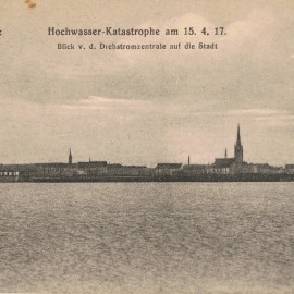 powiększ zdjęcie: Wielka woda w Legnicy: 1917-1977-1997