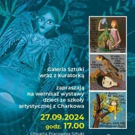 powiększ zdjęcie: Zapraszamy na wernisaże w Galerii Sztuki