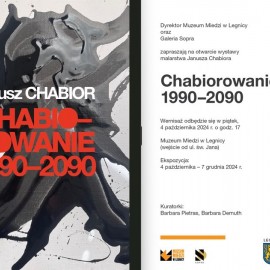 powiększ zdjęcie: Zapraszamy na wernisaż Janusza Chabiora &quot;Chabiorowanie 1990–2090&quot;