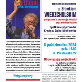 powiększ zdjęcie: Bluesowy wieczór w Legnicy. Sławek Wierzcholski na żywo w bibliotece