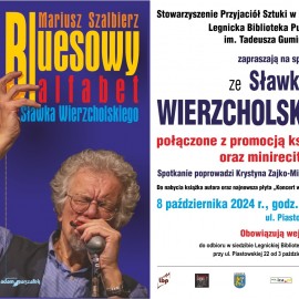Bluesowy wieczór w Legnicy. Sławek Wierzcholski na żywo w bibliotece